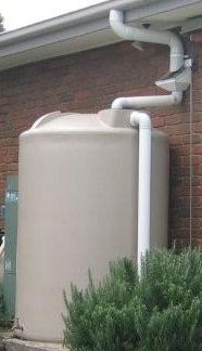 Water tank installation